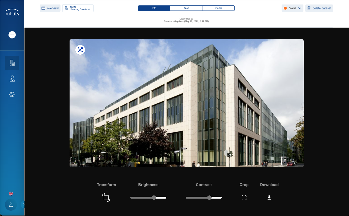 publity Dashboard