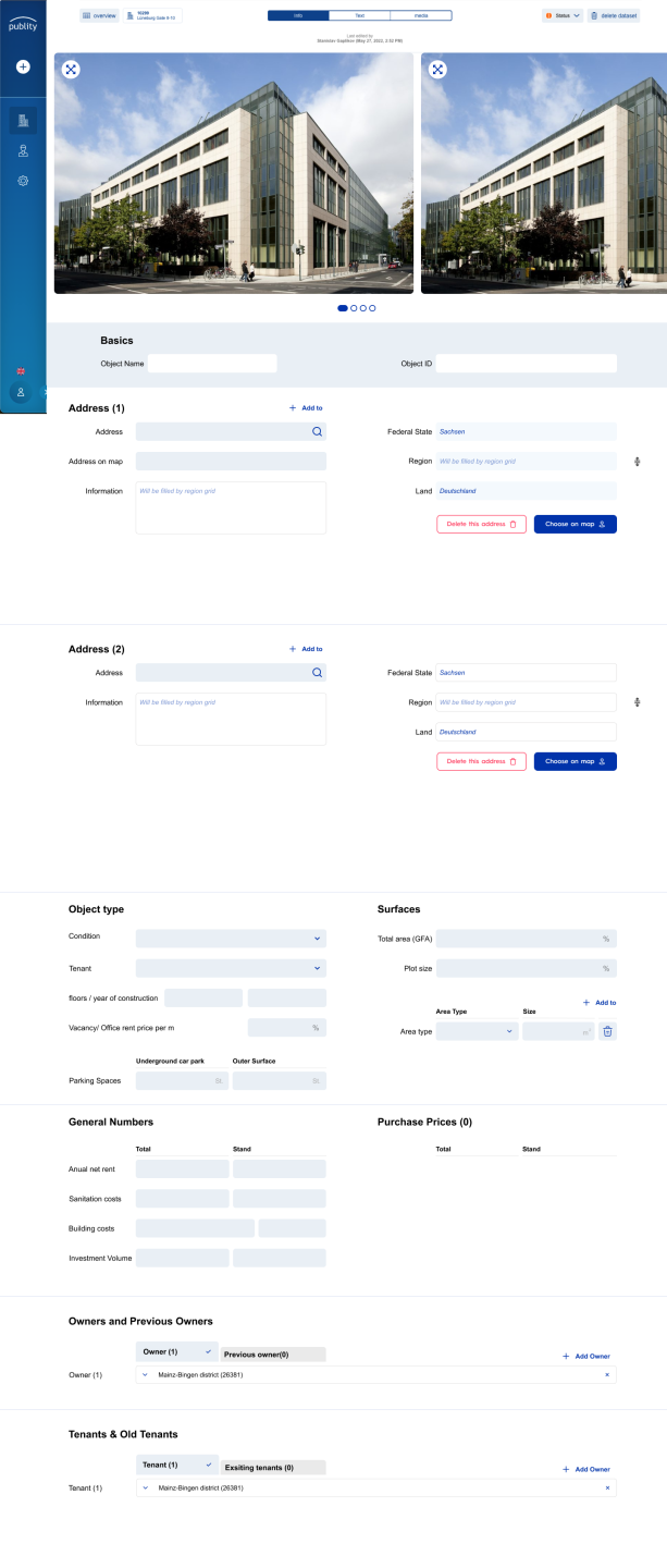 publity Dashboard